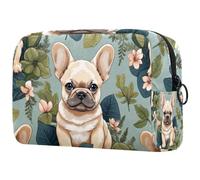 Fire Water Chinese Yin Yang Pattern Cosmetic Makeup Bag Piccola borsa da viaggio con cerniera Borsa da toilette portatile Organizer per trucco per donne ragazze, Multicolore 09,