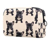 Fire Water Chinese Yin Yang Pattern Cosmetic Makeup Bag Piccola borsa da viaggio con cerniera Borsa da toilette portatile Organizer per trucco per donne ragazze, Multicolore 07,