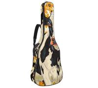 Fire Water - Custodia imbottita per chitarra acustica cinese, motivo Yin Yang, custodia protettiva per chitarra acustica e chitarra classica, Multicolore 04, 42.9x16.9x4.7 in, Zaino casual