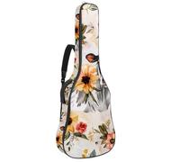 Fire Water - Custodia imbottita per chitarra acustica cinese, motivo Yin Yang, custodia protettiva per chitarra acustica e chitarra classica, Multicolore 06, 42.9x16.9x4.7 in, Zaino casual