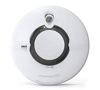 FireAngel FP2620W2-R Pro Connected Smart Rilevatore di fumo con batteria di 10 anni - Interlink allarme antincendio per casa con app, bianco, confezione da 1