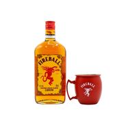 Fireball - Cinnamon Whisky Liqueur (Includes Mule Mug) 70cl