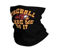 Fireball Made Me Do It Antiscivolo Sciarpa A Mezza Faccia Durevole Sciarpa A Tubo Ghetta per Motocicletta Ciclismo Arrampicata