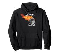 Fireball Terra. Cambiamenti climatici. Felpa con Cappuccio