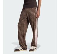 adidas Originals - Firebird - Pantaloni sportivi ampi con monogramma marrone caffè/rosa 2XL