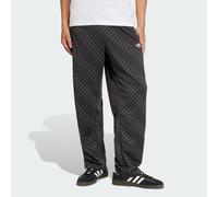 adidas Originals - Firebird - Pantaloni sportivi ampi neri con monogrammi-Nero L