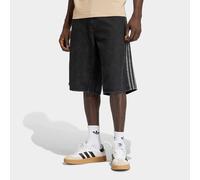 adidas Originals - Firebird - Pantaloncini in denim nero slavato 32in