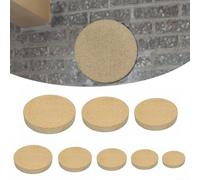 Fireboard in vermiculite Fireboard resistente al calore, per stufe a legna e rivestimento del camino, resistente al fuoco, con copertura per foro per camino per un uso sicuro (160 x 50 mm)