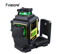 FIRECORE F95T-XG 12 Line 3D Laser Verde Livello 360 Batteria ricaricabile agli ioni di litio Autonivelante nivel laser Staffa a L integrata