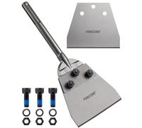 Firecore SDS Max FS2055125 - Raschietto per pavimenti in vinile, 320 mm x 140 mm, punte a scalpello per martello SDS Max, rimozione della colla per pavimenti in vinile VCT piastrelle linoleum