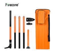 FIRECORE Staffa di estensione del livello laser da 3,36 M Asta telescopica Supporto di allungamento dell'interfaccia 5/8 e 1/4 (FLP370A)