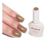 Firedeep Hema - Smalto per unghie in gel marrone, 10 ml, per il lavaggio fai da te, per l'autunno, per la nail art, regalo per le donne