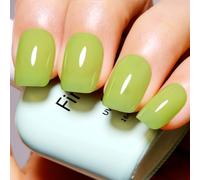 Firedeep Smalto Gel Verde Kiwi Trasparente UV/LED per L'Autunno e L'Inverno - Chiaro - 16ml 1pcs