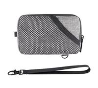 FIREDOG Sacchetto a prova di odore, borsa a prova di odore di piccole dimensioni per riporre i viaggi (grigio, 12,7 x 7,6 cm)