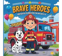Firefighter Coloring Book for Kids Ages 4-8: A Fun and Educational Activity Book for Future Heroes