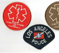 Firefighter Fuoco Divisione. 2-PATCH : La Pd Rescue Diver Recovery + I Can'T Fix