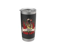 Firefighter I Chose This Life Fireman Firefighters Lovers Bicchiere termico in acciaio inox doppia parete