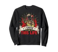 Firefighter I Chose This Life Fireman Firefighters Lovers Felpa