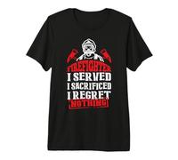 Firefighter I Served Funny Fireman Firefighters Lovers Maglietta Premium