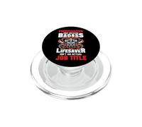 Firefighter Job Title Fireman Proud Firefighters Lovers PopSockets PopGrip per MagSafe