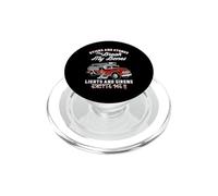 Firefighter Lights And Sirens Excite Me Fire Truck Driver PopSockets PopGrip per MagSafe