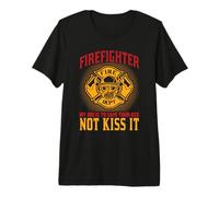Firefighter My Job Is To Save Your Proud Firefighters Maglietta Premium