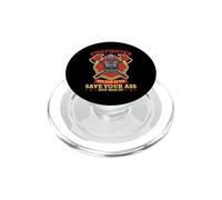Firefighter My Job Titles Funny Fireman Firefighters Lovers PopSockets PopGrip per MagSafe