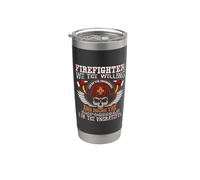 Firefighter We The Willing Funny Fireman Firefighters Lovers Bicchiere termico in acciaio inox doppia parete