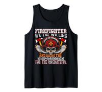 Firefighter We The Willing Funny Fireman Firefighters Lovers Canotta