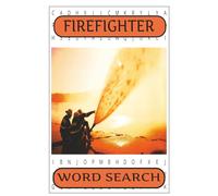 FIREFIGHTER WORD SEARCH: Word Searches with Easy to Read Print about Firefighters | 6x9 inches big,110 pages | 55 Puzzles | Fantastic Gift for Leisure Time or Travelling for Work