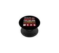 Firefighter You Call Him Hero Proud Firefighter's Wife PopSockets PopGrip Adesivo