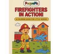 Firefighters in Action: A coloring book for little heroes