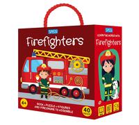 Firefighters. Q-box. Ediz. a colori. Con 4 figures. Con fire engine to ass...