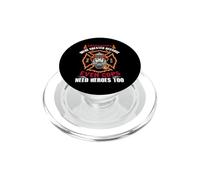 Firefighters Were Created Because Even Cops Firefighter PopSockets PopGrip per MagSafe