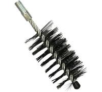 FIREFIX 2036/2 Spazzola per canna fumaria in filo d'acciaio con filettatura esterna M12, diametro 50 mm, colore: nero