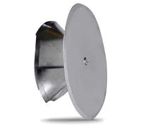 FIREFIX 2097/1 - Coperchio per foro del camino con imbuto con isolamento, regolabile fino a Ø 160 mm