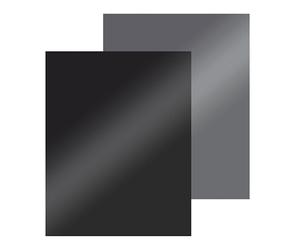 FIREFIX Piastra in acciaio, nero/grigio scuro