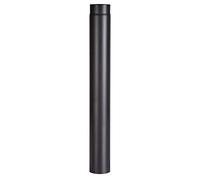 FIREFIX R120/1 Tubo Canna fumaria, Nero, ⌀ 120 mm, Lunghezza 1000mm