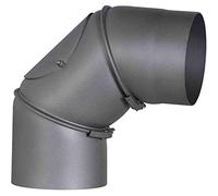 FIREFIX RD150/SET RD150/B-Tubo a Gomito, Nero