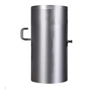 FIREFIX Tubo per stufa, A120/2D, 120 mm, FAL, lunghezza 250 mm