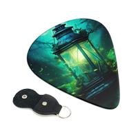 Fireflies and Lantern Plettri per chitarra, 6 plettri per chitarra, stampa su entrambi i lati, per chitarra acustica, basso, ukulele, chitarra elettrica (0,46 mm, 0,71 mm, 0,96 mm)