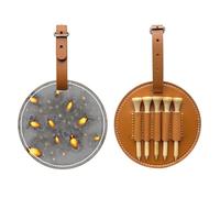 Fireflies Dancing Brown Golf tee Storage Bag - Facile da trasportare e più efficiente nel giocare a golf