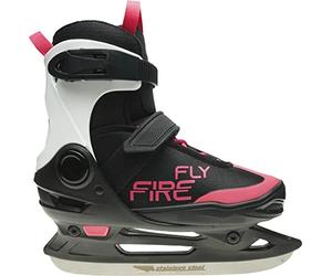 FIREFLY Alpha Soft III, Pattinaggio sul Ghiaccio Unisex-Bambini e Ragazzi, Black/White/Pink, 37