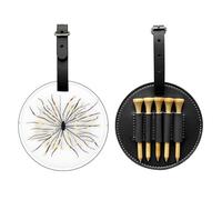 Firefly Branches - Borsa portaoggetti per tee da golf, facile da trasportare e più efficiente per giocare a golf, colore: nero