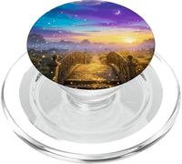 Firefly Bridge Tramonto magico incantato fata percorso nucleo PopSockets PopGrip per MagSafe
