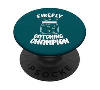 Firefly Catching Champion Carino Lightning Bugs PopSockets PopGrip Adesivo