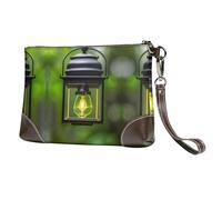 Firefly e lanterna stampa vera pelle pochette portafoglio borsetta cellulare tasca per le donne