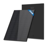 FIREFLY ENERGY Modulo Solare 200W, Pannello Solare Fotovoltaico Monocristallino da 200 Watt per Camper, Impianto da Balcone, Abitazione da Giardino, Barca