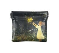 Firefly Illuminare La Moda Estate delle Donne Piccolo Cuoio Coin Purse Unico Mini Caso Cosmetico per gli Uomini Donne Viaggio pequenos para
