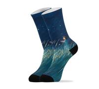 Firefly Lighting Up The Summer Calzini Da Equipaggio Elasticizzato Calze Lunghe Comodo Calzini Donna Per Esterno Hike Running 40Cm